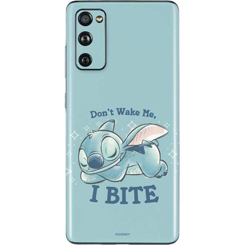 Disney Lilo and Stitch Dont Wake Me I Bite Galaxy S20 Fan Edition Skin